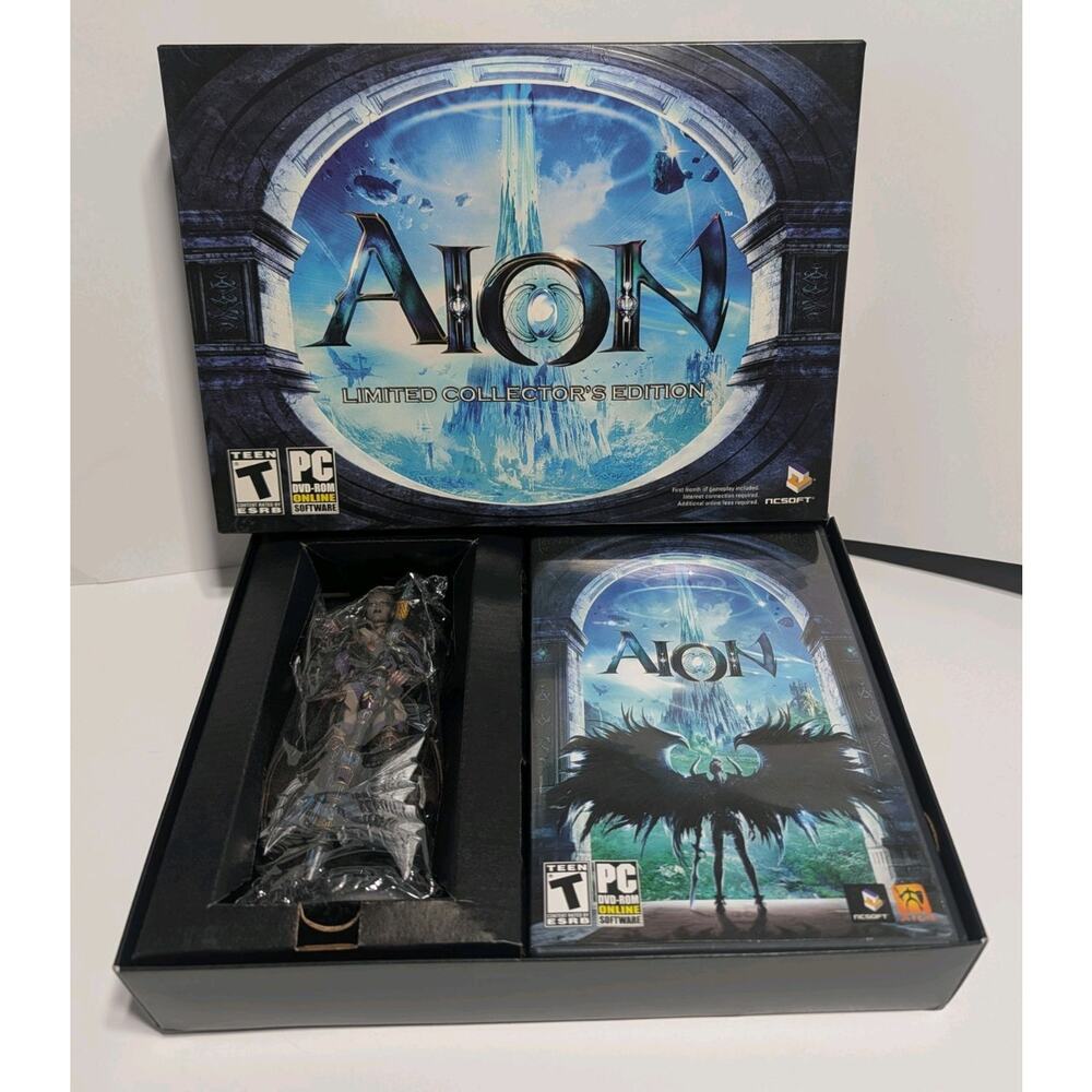 AION‎ Limited Collector’s Edition PC Game Complete w/ Statue NCSoft